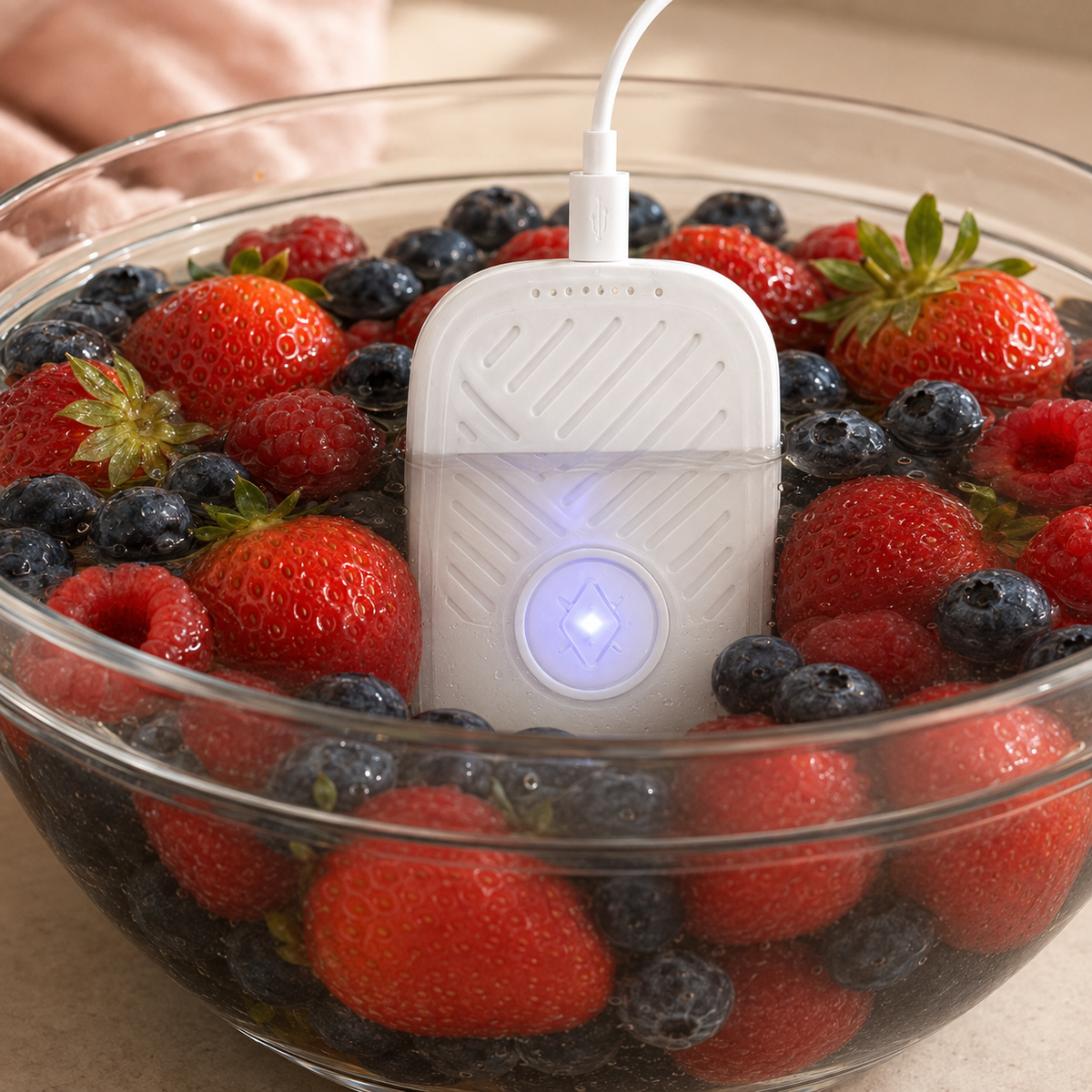 Verdella Mini operating among berries